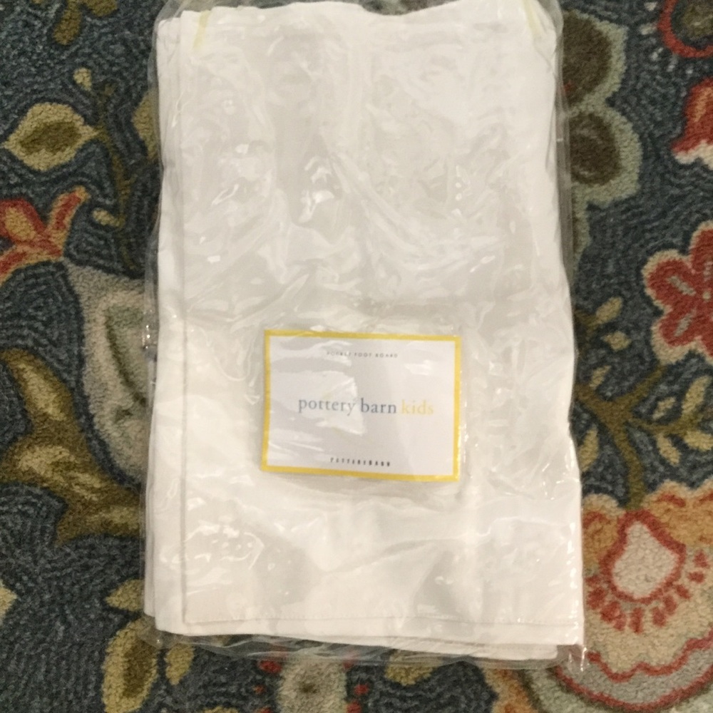 Pottery Barn bedside pocket footboard